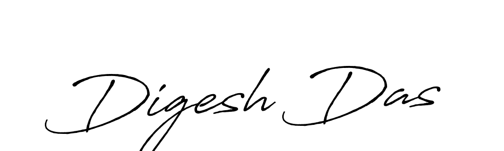 Design your own signature with our free online signature maker. With this signature software, you can create a handwritten (Antro_Vectra_Bolder) signature for name Digesh Das. Digesh Das signature style 7 images and pictures png