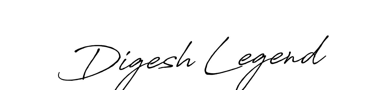 Digesh Legend stylish signature style. Best Handwritten Sign (Antro_Vectra_Bolder) for my name. Handwritten Signature Collection Ideas for my name Digesh Legend. Digesh Legend signature style 7 images and pictures png