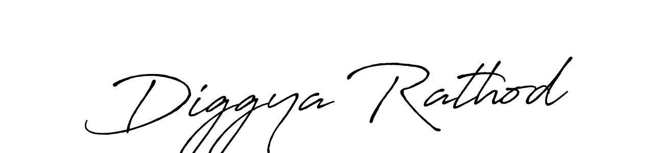 Design your own signature with our free online signature maker. With this signature software, you can create a handwritten (Antro_Vectra_Bolder) signature for name Diggya Rathod. Diggya Rathod signature style 7 images and pictures png