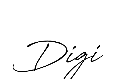 Design your own signature with our free online signature maker. With this signature software, you can create a handwritten (Antro_Vectra_Bolder) signature for name Digi . Digi  signature style 7 images and pictures png