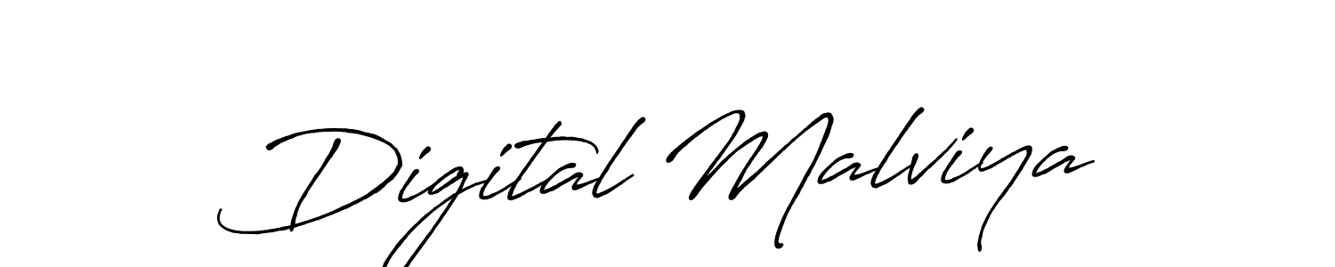 You should practise on your own different ways (Antro_Vectra_Bolder) to write your name (Digital Malviya) in signature. don't let someone else do it for you. Digital Malviya signature style 7 images and pictures png