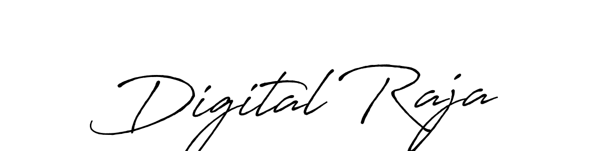 How to make Digital Raja name signature. Use Antro_Vectra_Bolder style for creating short signs online. This is the latest handwritten sign. Digital Raja signature style 7 images and pictures png
