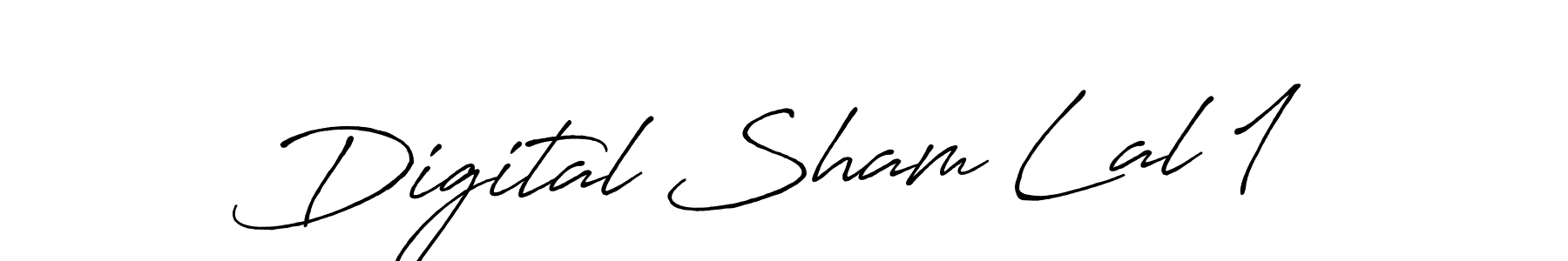 Design your own signature with our free online signature maker. With this signature software, you can create a handwritten (Antro_Vectra_Bolder) signature for name Digital Sham Lal 1. Digital Sham Lal 1 signature style 7 images and pictures png