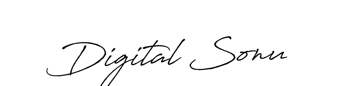 Also we have Digital Sonu name is the best signature style. Create professional handwritten signature collection using Antro_Vectra_Bolder autograph style. Digital Sonu signature style 7 images and pictures png