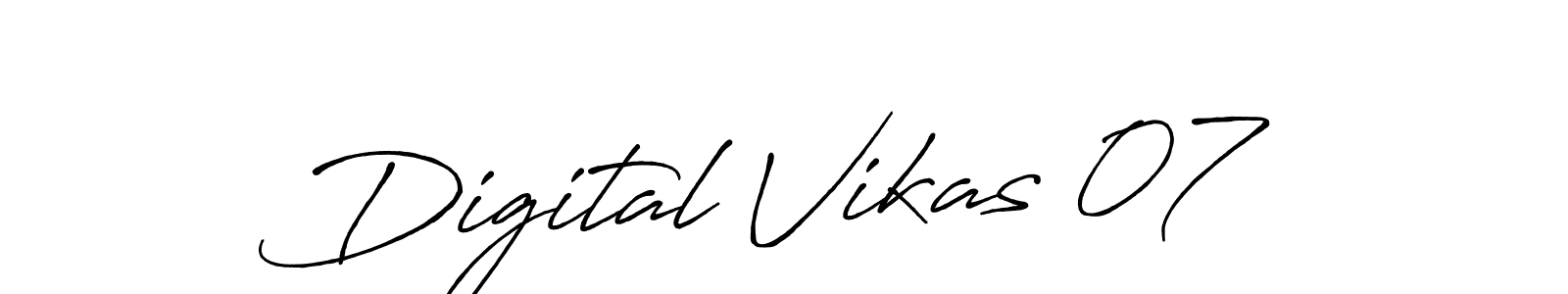 if you are searching for the best signature style for your name Digital Vikas 07. so please give up your signature search. here we have designed multiple signature styles  using Antro_Vectra_Bolder. Digital Vikas 07 signature style 7 images and pictures png