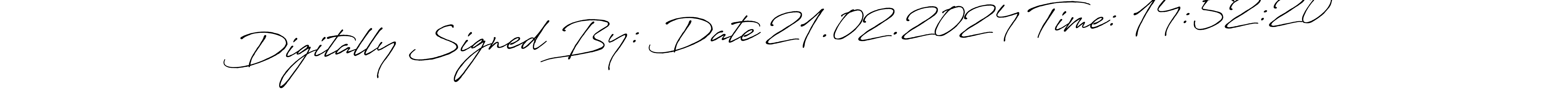 How to Draw Digitally Signed By: Date 21.02.2024 Time: 14:52:20 signature style? Antro_Vectra_Bolder is a latest design signature styles for name Digitally Signed By: Date 21.02.2024 Time: 14:52:20. Digitally Signed By: Date 21.02.2024 Time: 14:52:20 signature style 7 images and pictures png