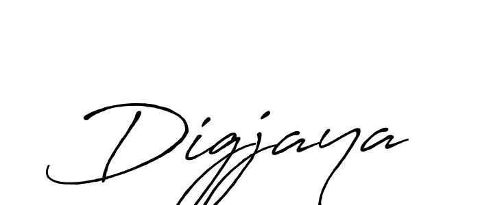 How to make Digjaya signature? Antro_Vectra_Bolder is a professional autograph style. Create handwritten signature for Digjaya name. Digjaya signature style 7 images and pictures png