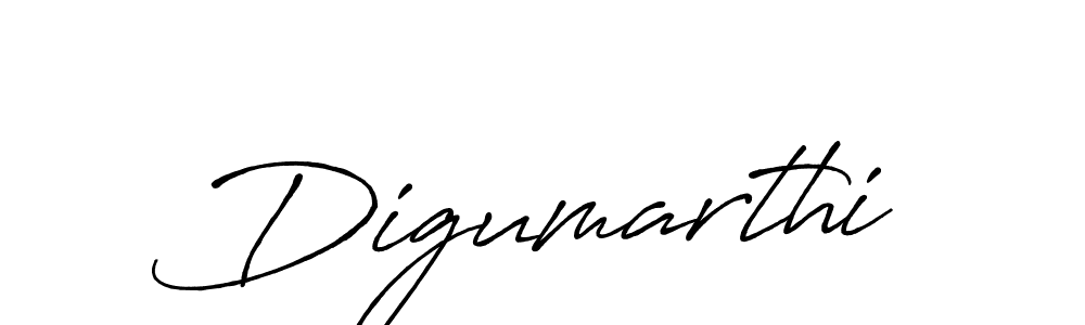 Make a beautiful signature design for name Digumarthi. With this signature (Antro_Vectra_Bolder) style, you can create a handwritten signature for free. Digumarthi signature style 7 images and pictures png