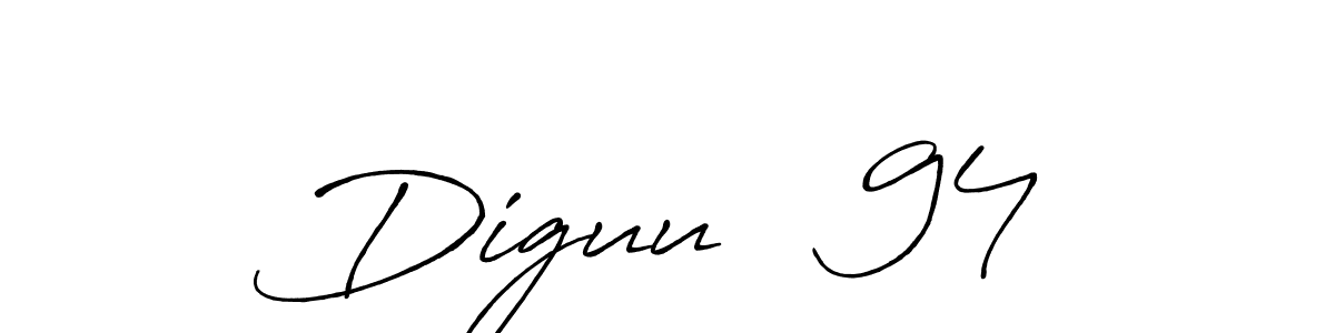 Create a beautiful signature design for name Diguu ⚡ 94. With this signature (Antro_Vectra_Bolder) fonts, you can make a handwritten signature for free. Diguu ⚡ 94 signature style 7 images and pictures png