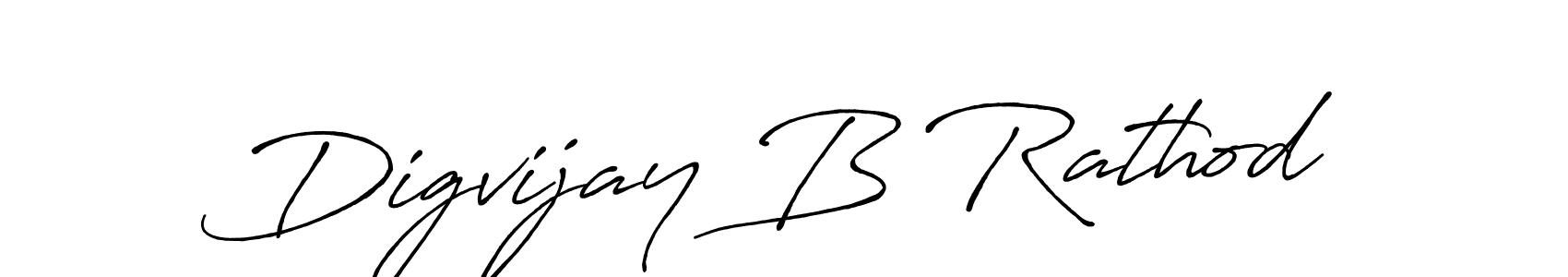 How to make Digvijay B Rathod signature? Antro_Vectra_Bolder is a professional autograph style. Create handwritten signature for Digvijay B Rathod name. Digvijay B Rathod signature style 7 images and pictures png