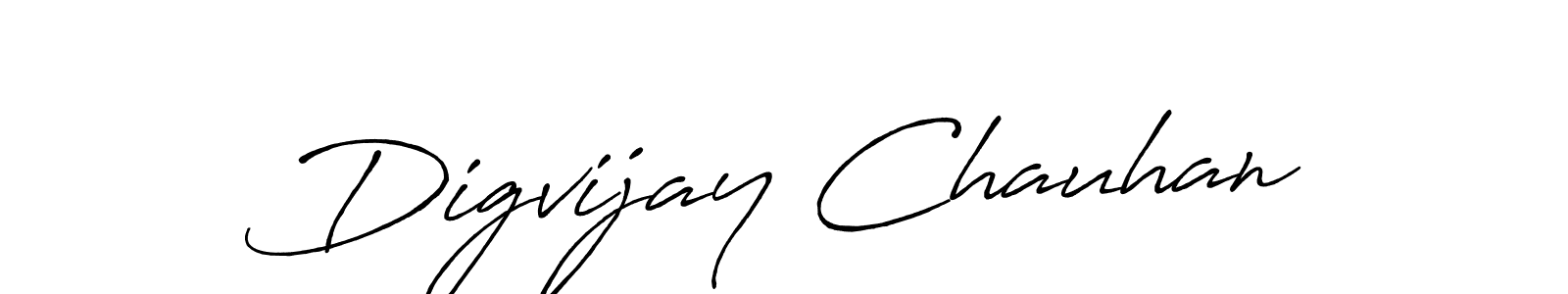 How to Draw Digvijay Chauhan signature style? Antro_Vectra_Bolder is a latest design signature styles for name Digvijay Chauhan. Digvijay Chauhan signature style 7 images and pictures png