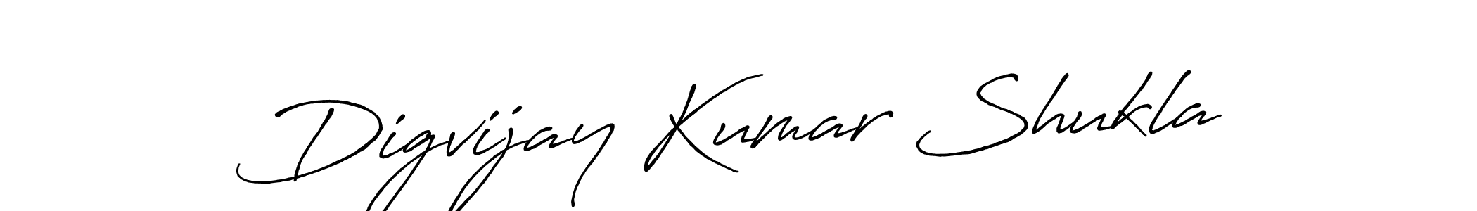 Also we have Digvijay Kumar Shukla name is the best signature style. Create professional handwritten signature collection using Antro_Vectra_Bolder autograph style. Digvijay Kumar Shukla signature style 7 images and pictures png