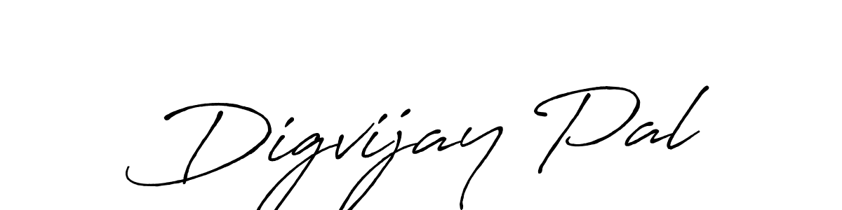 Create a beautiful signature design for name Digvijay Pal. With this signature (Antro_Vectra_Bolder) fonts, you can make a handwritten signature for free. Digvijay Pal signature style 7 images and pictures png