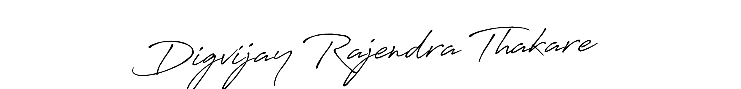Make a beautiful signature design for name Digvijay Rajendra Thakare. With this signature (Antro_Vectra_Bolder) style, you can create a handwritten signature for free. Digvijay Rajendra Thakare signature style 7 images and pictures png