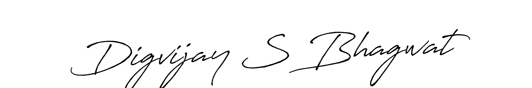 Antro_Vectra_Bolder is a professional signature style that is perfect for those who want to add a touch of class to their signature. It is also a great choice for those who want to make their signature more unique. Get Digvijay S Bhagwat name to fancy signature for free. Digvijay S Bhagwat signature style 7 images and pictures png