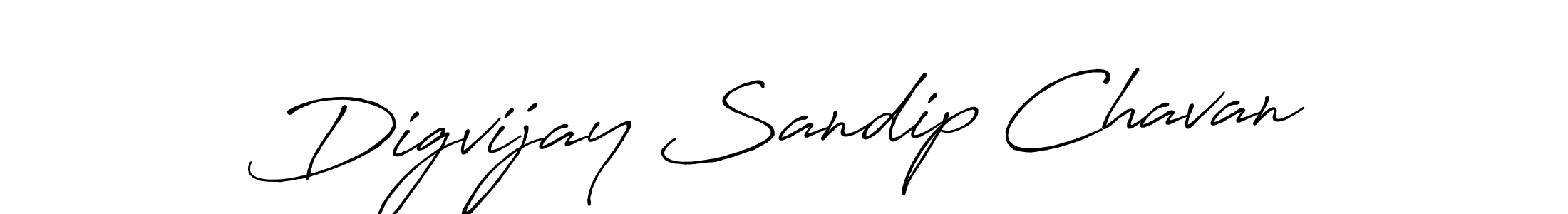 Also we have Digvijay Sandip Chavan name is the best signature style. Create professional handwritten signature collection using Antro_Vectra_Bolder autograph style. Digvijay Sandip Chavan signature style 7 images and pictures png