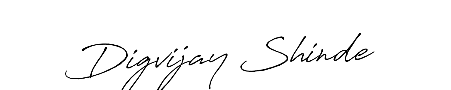 The best way (Antro_Vectra_Bolder) to make a short signature is to pick only two or three words in your name. The name Digvijay Shinde include a total of six letters. For converting this name. Digvijay Shinde signature style 7 images and pictures png