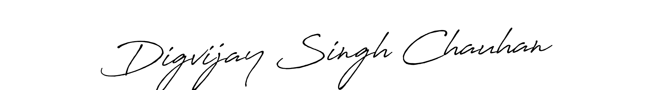 How to make Digvijay Singh Chauhan signature? Antro_Vectra_Bolder is a professional autograph style. Create handwritten signature for Digvijay Singh Chauhan name. Digvijay Singh Chauhan signature style 7 images and pictures png