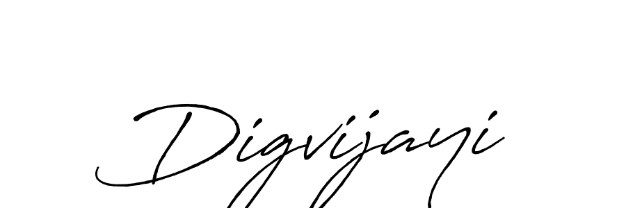 How to make Digvijayi signature? Antro_Vectra_Bolder is a professional autograph style. Create handwritten signature for Digvijayi name. Digvijayi signature style 7 images and pictures png