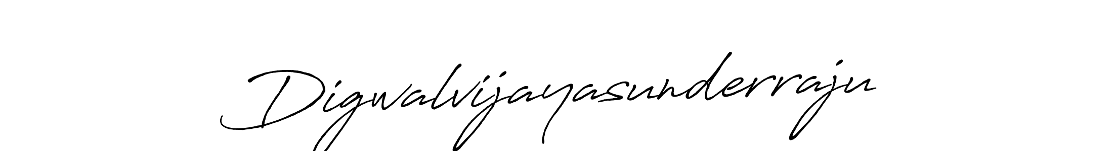 How to make Digwalvijayasunderraju name signature. Use Antro_Vectra_Bolder style for creating short signs online. This is the latest handwritten sign. Digwalvijayasunderraju signature style 7 images and pictures png
