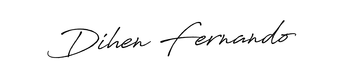 How to Draw Dihen Fernando signature style? Antro_Vectra_Bolder is a latest design signature styles for name Dihen Fernando. Dihen Fernando signature style 7 images and pictures png