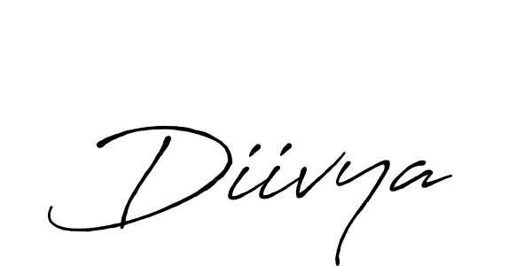 if you are searching for the best signature style for your name Diivya. so please give up your signature search. here we have designed multiple signature styles  using Antro_Vectra_Bolder. Diivya signature style 7 images and pictures png