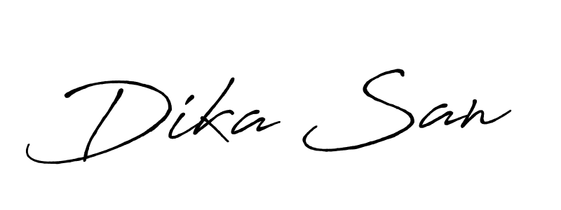 You can use this online signature creator to create a handwritten signature for the name Dika San. This is the best online autograph maker. Dika San signature style 7 images and pictures png