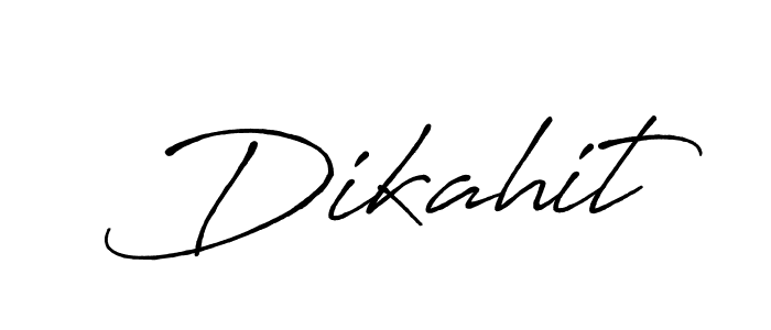 You should practise on your own different ways (Antro_Vectra_Bolder) to write your name (Dikahit) in signature. don't let someone else do it for you. Dikahit signature style 7 images and pictures png