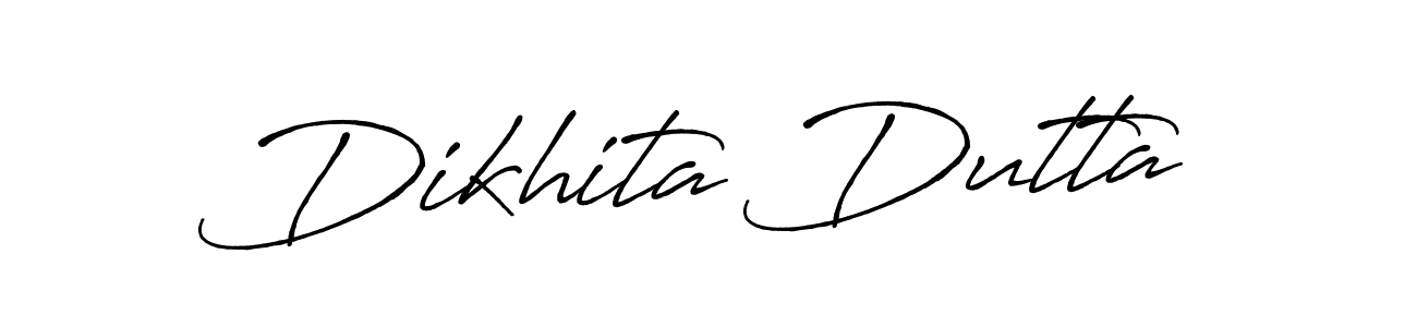 Antro_Vectra_Bolder is a professional signature style that is perfect for those who want to add a touch of class to their signature. It is also a great choice for those who want to make their signature more unique. Get Dikhita Dutta name to fancy signature for free. Dikhita Dutta signature style 7 images and pictures png