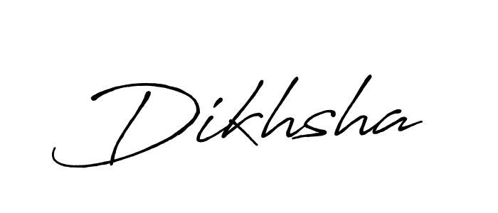 Also we have Dikhsha name is the best signature style. Create professional handwritten signature collection using Antro_Vectra_Bolder autograph style. Dikhsha signature style 7 images and pictures png