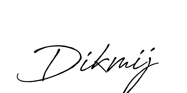 Also You can easily find your signature by using the search form. We will create Dikmij name handwritten signature images for you free of cost using Antro_Vectra_Bolder sign style. Dikmij signature style 7 images and pictures png