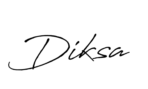 How to make Diksa signature? Antro_Vectra_Bolder is a professional autograph style. Create handwritten signature for Diksa name. Diksa signature style 7 images and pictures png