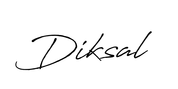 How to make Diksal name signature. Use Antro_Vectra_Bolder style for creating short signs online. This is the latest handwritten sign. Diksal signature style 7 images and pictures png