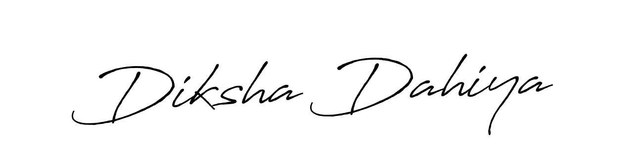 Also we have Diksha Dahiya name is the best signature style. Create professional handwritten signature collection using Antro_Vectra_Bolder autograph style. Diksha Dahiya signature style 7 images and pictures png
