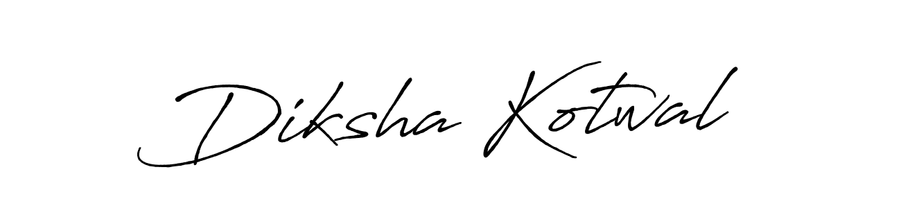 How to make Diksha Kotwal signature? Antro_Vectra_Bolder is a professional autograph style. Create handwritten signature for Diksha Kotwal name. Diksha Kotwal signature style 7 images and pictures png