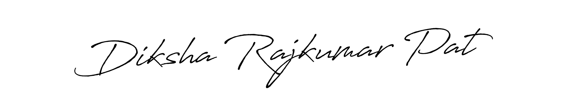 Diksha Rajkumar Pat stylish signature style. Best Handwritten Sign (Antro_Vectra_Bolder) for my name. Handwritten Signature Collection Ideas for my name Diksha Rajkumar Pat. Diksha Rajkumar Pat signature style 7 images and pictures png