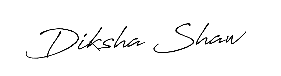 You should practise on your own different ways (Antro_Vectra_Bolder) to write your name (Diksha Shaw) in signature. don't let someone else do it for you. Diksha Shaw signature style 7 images and pictures png