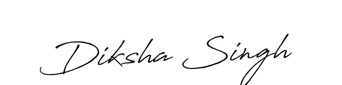 Antro_Vectra_Bolder is a professional signature style that is perfect for those who want to add a touch of class to their signature. It is also a great choice for those who want to make their signature more unique. Get Diksha Singh name to fancy signature for free. Diksha Singh signature style 7 images and pictures png