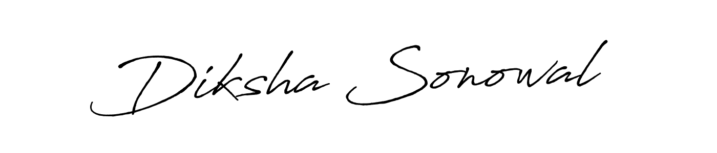 This is the best signature style for the Diksha Sonowal name. Also you like these signature font (Antro_Vectra_Bolder). Mix name signature. Diksha Sonowal signature style 7 images and pictures png