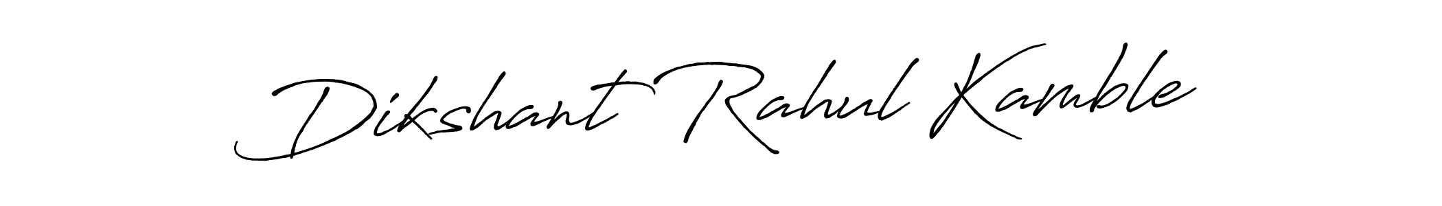 Dikshant Rahul Kamble stylish signature style. Best Handwritten Sign (Antro_Vectra_Bolder) for my name. Handwritten Signature Collection Ideas for my name Dikshant Rahul Kamble. Dikshant Rahul Kamble signature style 7 images and pictures png