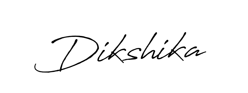 How to make Dikshika name signature. Use Antro_Vectra_Bolder style for creating short signs online. This is the latest handwritten sign. Dikshika signature style 7 images and pictures png