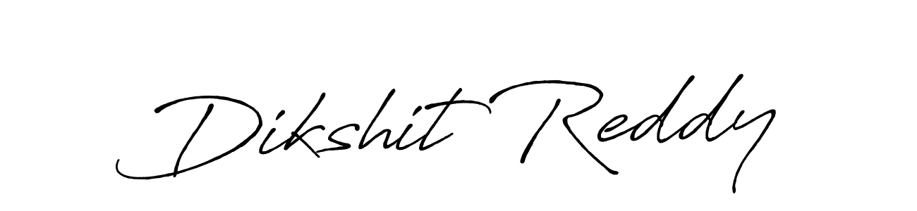 It looks lik you need a new signature style for name Dikshit Reddy. Design unique handwritten (Antro_Vectra_Bolder) signature with our free signature maker in just a few clicks. Dikshit Reddy signature style 7 images and pictures png