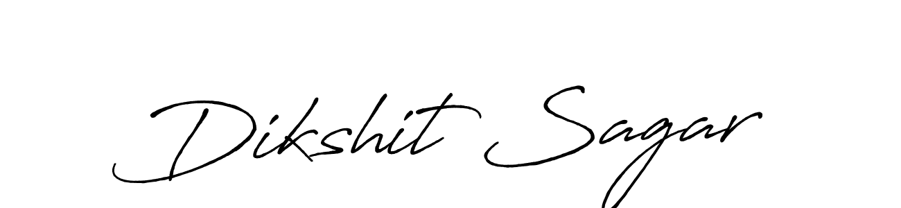 The best way (Antro_Vectra_Bolder) to make a short signature is to pick only two or three words in your name. The name Dikshit Sagar include a total of six letters. For converting this name. Dikshit Sagar signature style 7 images and pictures png