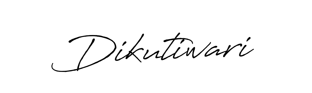 How to make Dikutiwari signature? Antro_Vectra_Bolder is a professional autograph style. Create handwritten signature for Dikutiwari name. Dikutiwari signature style 7 images and pictures png
