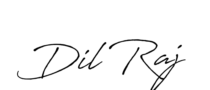 Design your own signature with our free online signature maker. With this signature software, you can create a handwritten (Antro_Vectra_Bolder) signature for name Dil Raj. Dil Raj signature style 7 images and pictures png