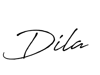 Use a signature maker to create a handwritten signature online. With this signature software, you can design (Antro_Vectra_Bolder) your own signature for name Dila. Dila signature style 7 images and pictures png