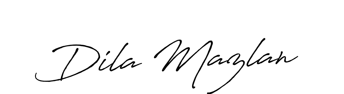 How to make Dila Mazlan signature? Antro_Vectra_Bolder is a professional autograph style. Create handwritten signature for Dila Mazlan name. Dila Mazlan signature style 7 images and pictures png