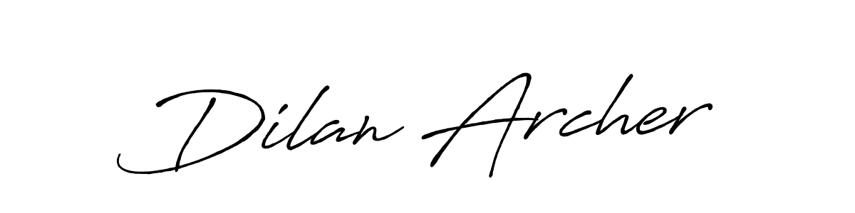 Use a signature maker to create a handwritten signature online. With this signature software, you can design (Antro_Vectra_Bolder) your own signature for name Dilan Archer. Dilan Archer signature style 7 images and pictures png