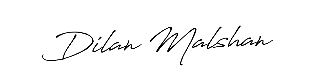 How to make Dilan Malshan signature? Antro_Vectra_Bolder is a professional autograph style. Create handwritten signature for Dilan Malshan name. Dilan Malshan signature style 7 images and pictures png