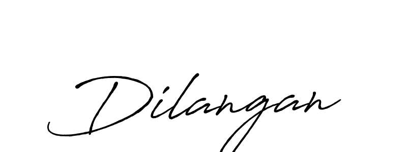 Create a beautiful signature design for name Dilangan. With this signature (Antro_Vectra_Bolder) fonts, you can make a handwritten signature for free. Dilangan signature style 7 images and pictures png
